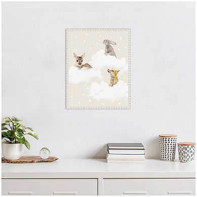 Sylvie Animal Clouds Framed Canvas by July Art Prints