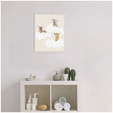 Sylvie Animal Clouds Framed Canvas by July Art Prints