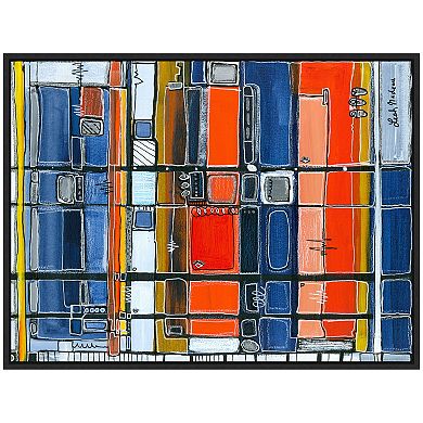Sylvie Bart Horizontal Framed Canvas by Leah Nadeau
