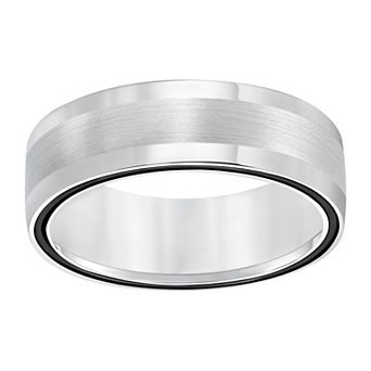 Men's Tungsten Domed 7mm Comfort Fit Band