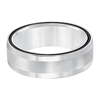 Men's Tungsten Domed 7mm Comfort Fit Band