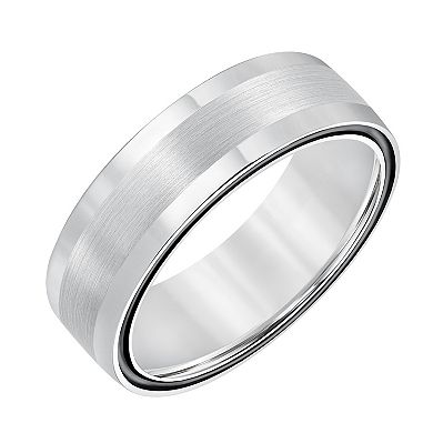 Men's Tungsten Domed 7mm Comfort Fit Band