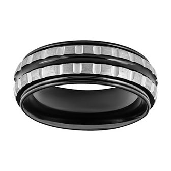 Men's Tungsten Domed 8mm Comfort Fit Band