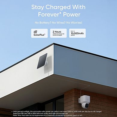 Eufy Solar-Powered Security Camera with 2-Way Audio