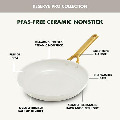 GreenPan Reserve Pro 8” Ceramic Nonstick Frypan