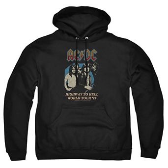 Big & Tall ACDC Highway To Hell World Tour Graphic Pullover Hoodie