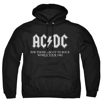 Big & Tall ACDC World Tour 1982 Graphic Pullover Hoodie