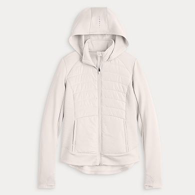 Women's Tek Gear® Hooded Mixed-Media Jacket