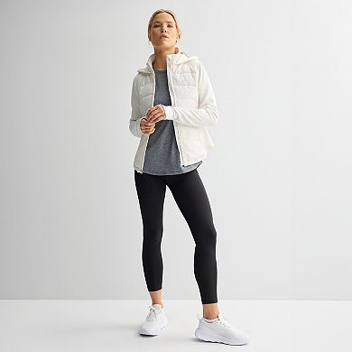 Women's Tek Gear® Hooded Mixed-Media Jacket