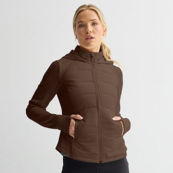 Women's Tek Gear® Hooded Mixed-Media Jacket