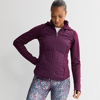 Women's Tek Gear® Hooded Mixed-Media Jacket