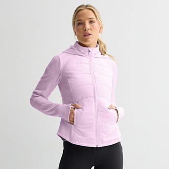 Women's Tek Gear® Hooded Mixed-Media Jacket