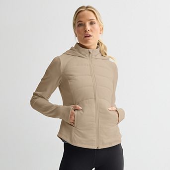 Women's Tek Gear® Hooded Mixed-Media Jacket