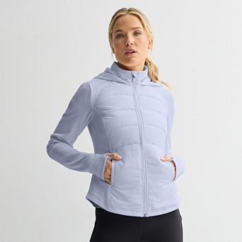 Women's Tek Gear® Hooded Mixed-Media Jacket