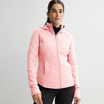 Women's Tek Gear® Hooded Mixed-Media Jacket