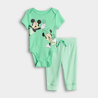 Baby Disney's / Jumping Beans® Mickey & Minnie 2 pc Bodysuit & Pant Set