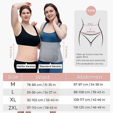 Momcozy 3D Abdomen Lifting & Ergonomic Back Support Abdominal Binder