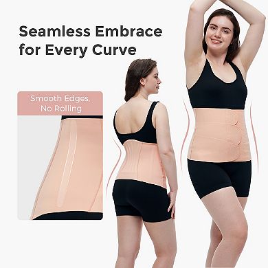 Momcozy 3D Abdomen Lifting & Ergonomic Back Support Abdominal Binder