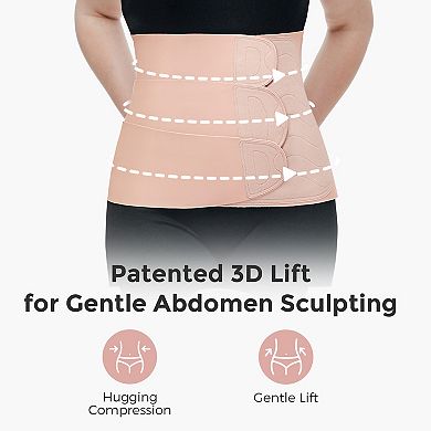 Momcozy 3D Abdomen Lifting & Ergonomic Back Support Abdominal Binder