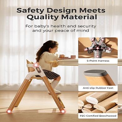 Momcozy DinerPal Adjustable High Chair