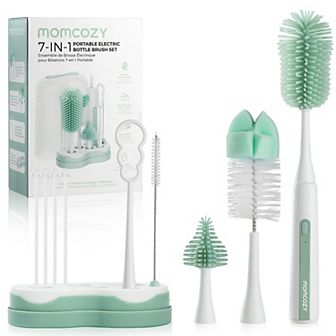 Momcozy 7-in-1 Portable Electric Bottle Brush Set