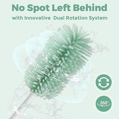 Momcozy 7-in-1 Portable Electric Bottle Brush Set