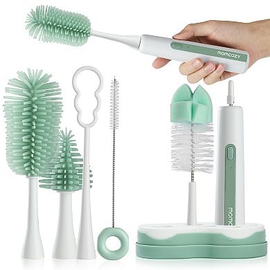 Momcozy 7-in-1 Portable Electric Bottle Brush Set