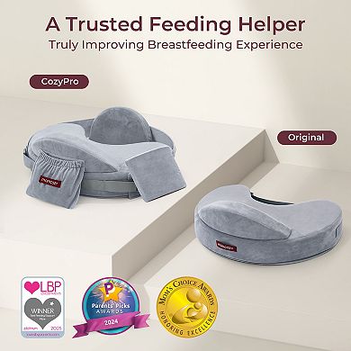 Momcozy Premium Adjustable Ergonomic Lumbar Support Nursing Pillow