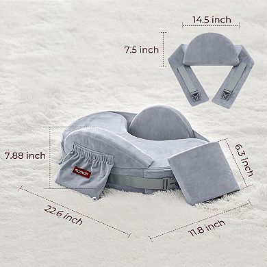 Momcozy Premium Adjustable Ergonomic Lumbar Support Nursing Pillow
