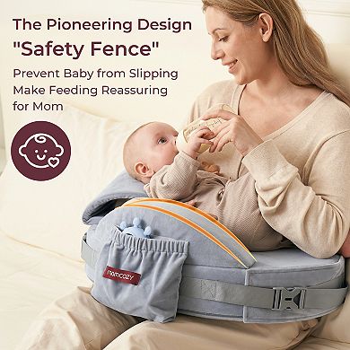 Momcozy Premium Adjustable Ergonomic Lumbar Support Nursing Pillow