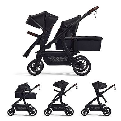 Momcozy ChangeGo Full-Size Stroller with Bassinet Attachment