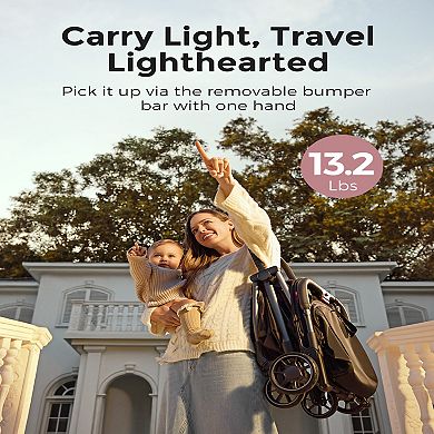 Momcozy ClickGo Lightweight Foldable Frame Stroller