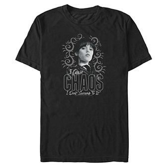 Big & Tall Wednesday I Cause The Chaos Graphic Tee