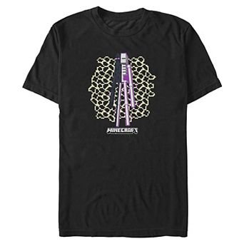 Big & Tall Minecraft Enderman Graphic Tee