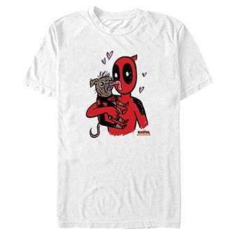 Big & Tall Deadpool & Dogpool Best Buds Graphic Tee