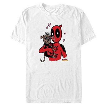 Big & Tall Deadpool & Dogpool Best Buds Graphic Tee