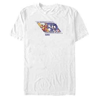 Big & Tall Sonic The Hedgehog VS Dr. Eggman Graphic Tee
