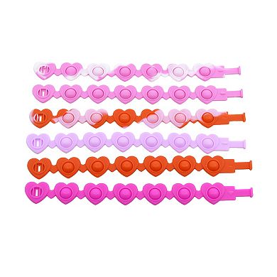 New View Gifts & Accessories 6-pk. Heart Bracelets