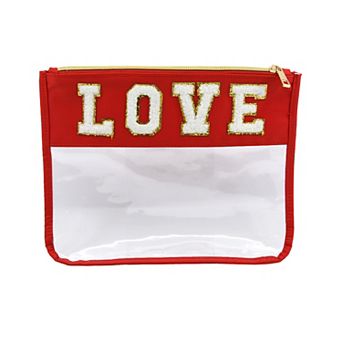 New View Gifts & Accessories Love Patch Zipper Pouch