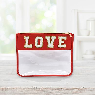 New View Gifts & Accessories Love Patch Zipper Pouch
