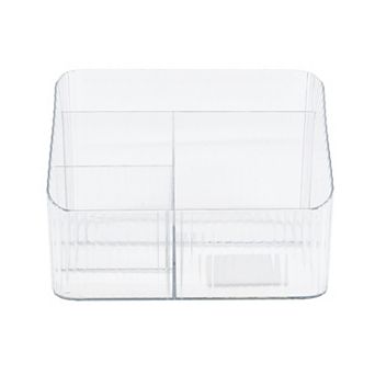 New View Gifts & Accessories Clear Makeup Organizer with Multi-Compartment Design