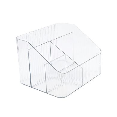 New View Gifts & Accessories Clear Makeup Organizer with Multi-Compartment Design