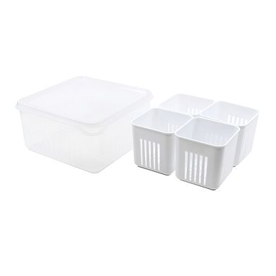 New View Gifts & Accessories 4-Compartment Food Storage Container