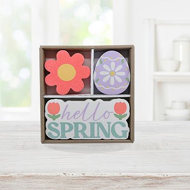 New View Gifts & Accessories 3-pc. Spring Themed Tabletop Sitter Set