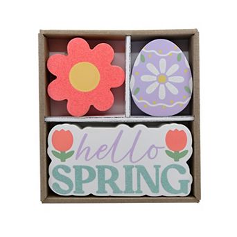 New View Gifts & Accessories 3 pc Spring Themed Tabletop Sitter Set