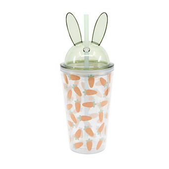 New View Gifts & Accessories Bunny Lid Tumbler with Straw