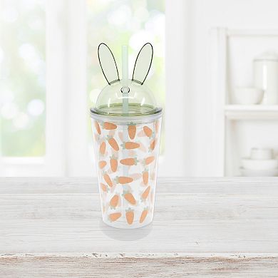 New View Gifts & Accessories Bunny Lid Tumbler with Straw