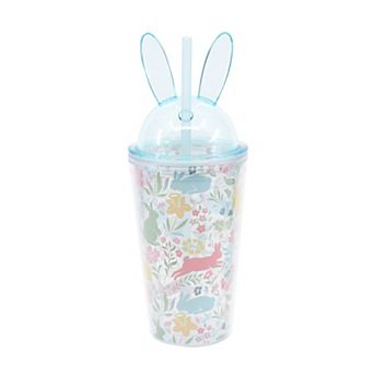 New View Gifts & Accessories Bunny Lid Tumbler with Straw