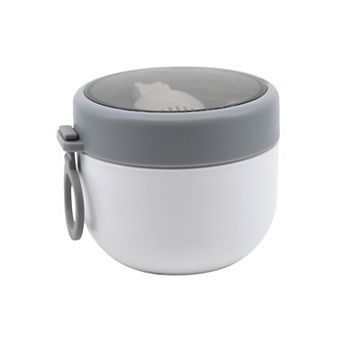New View Gifts & Accessories Round Food Container with Reusable Spoon