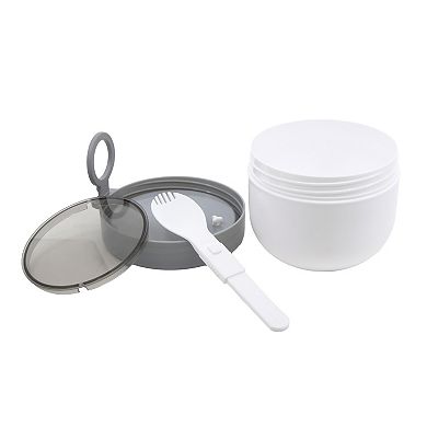 New View Gifts & Accessories Round Food Container with Reusable Spoon